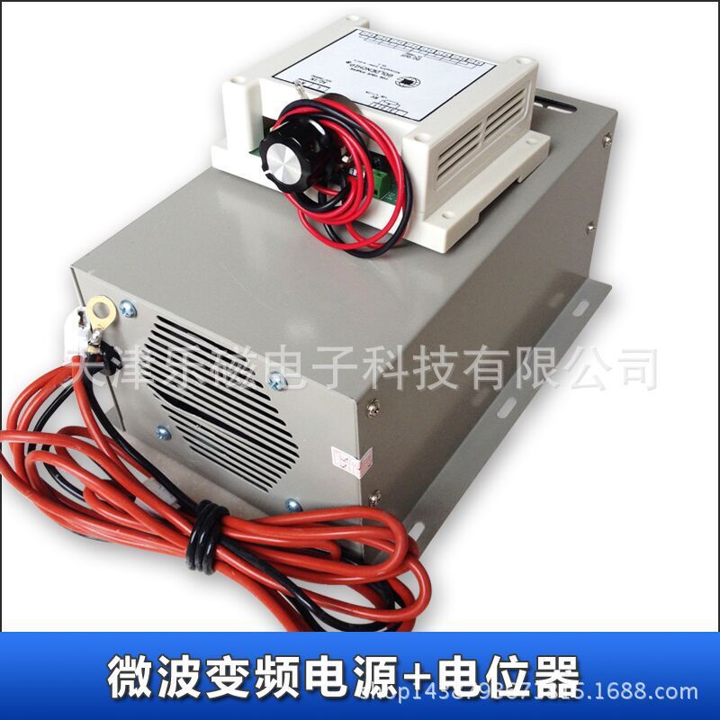 The supply of microwave frequency power, switch power, apply to 1KW magnetic tubes, and the power of the bits is adjusted at random.