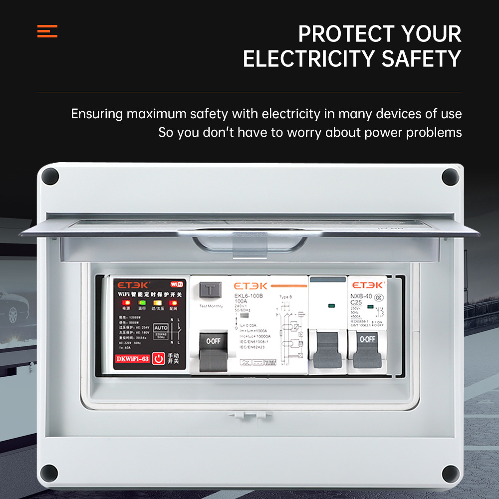 ETEK EKL6-100B 3P+N40A30MA TypeB RCD 漏電斷路器 外貿款