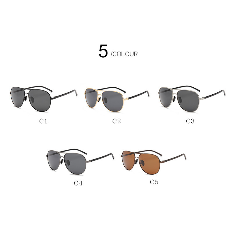 Stranger TR90 light sunglasses metal frame clams quality cross-border sunglasses 201911