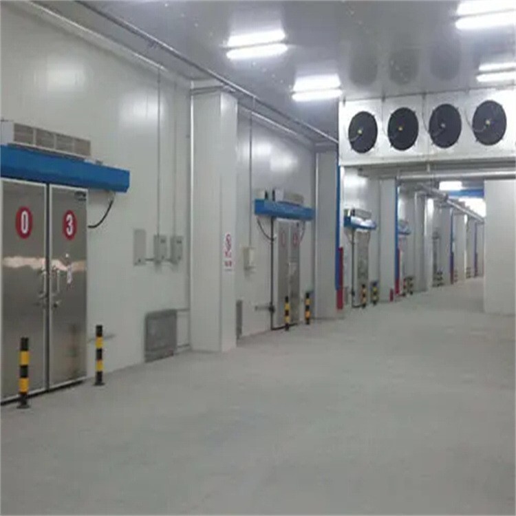 Refrigerated freezer retrenchment of a full freezer storage room for Heilong oxen and sheep