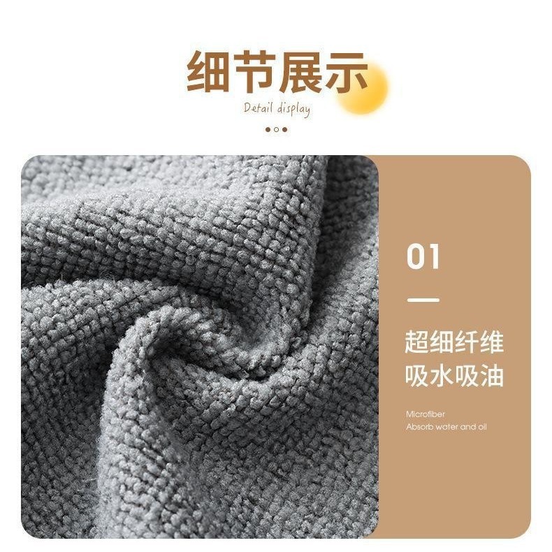 Cạo giẻ với một nhà bếp dày, khô và ẩm để rửa giẻ không có tóc hoặc dầu
