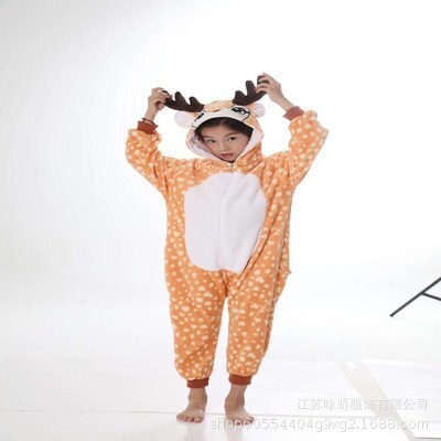 Bức tranh hoạt hình mới cho các bé trai và bé gái, bộ đồ ngủ của các ngôi sao Cầu vồng, bộ quần áo đáng yêu của sư tử xổ số.