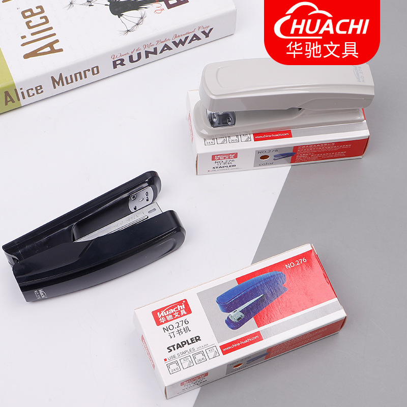 Wholesale, office school, pure color, 12# stapler, save your energy, children, students, school supplies.