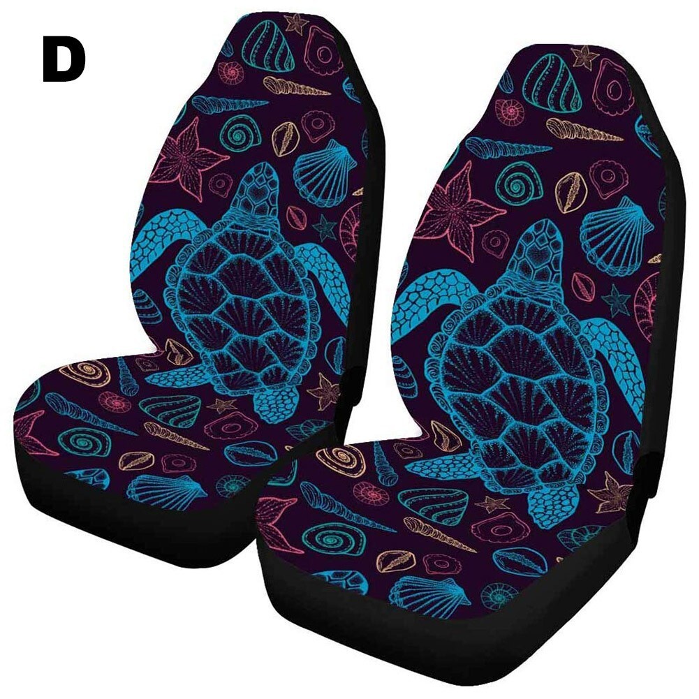 Foreign trade speed sells car seat packs of universal cross-border shellback turtles with high back prints