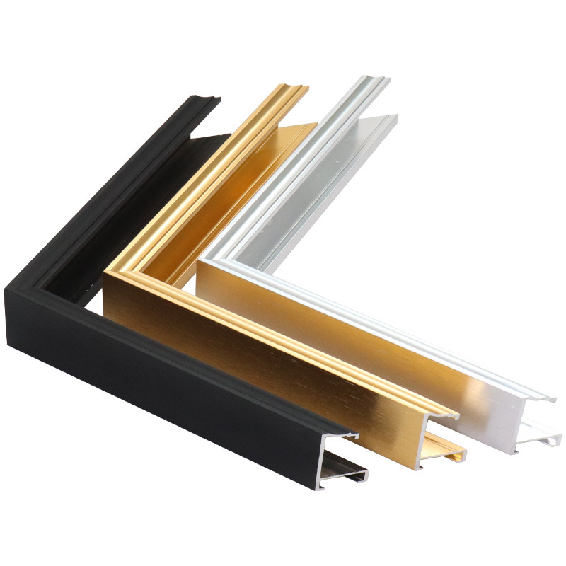 New inch aluminium alloy line strips of silk metallic strips of light luxuries and a simple European frame aluminium alloy frame frame