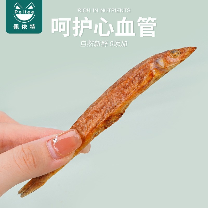 寵物零食凍幹沙溜魚小甘魚貓咪零食狗狗零食卵磷脂凍幹小魚乾批發