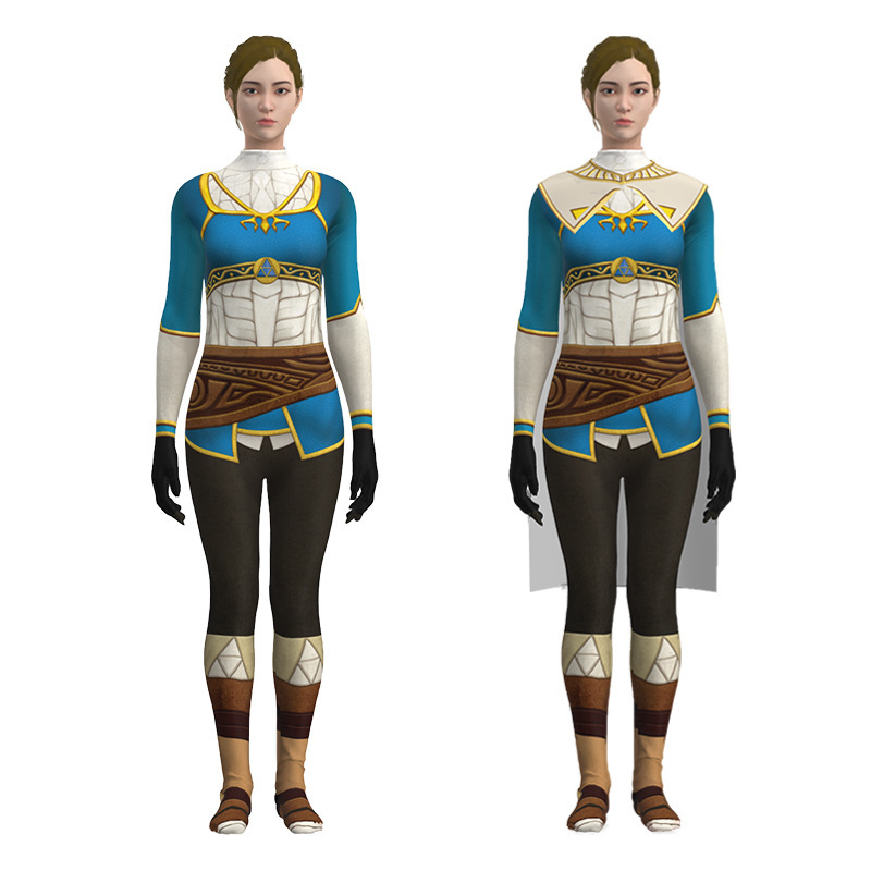 Truyền thuyết của Zelda Zelda nói rằng công chúa Zida Cosplay là một lễ Halloween vì trang phục.