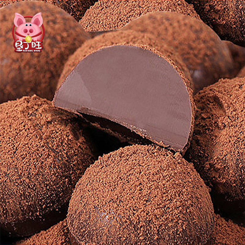 Lee Jia Lời giới thiệu trực tiếp của Tề cho một túi sô cô la truffle 200g đàn hồi cho một bữa ăn nhẹ May Badan.