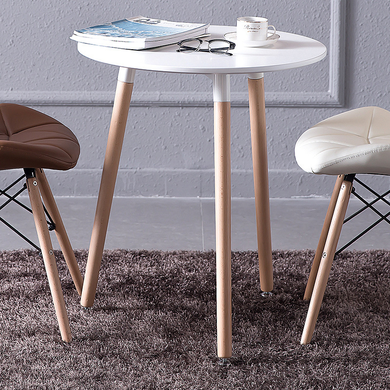 Nordical Ims table, table and chair combinations, modern and simple, home table, wood round table.