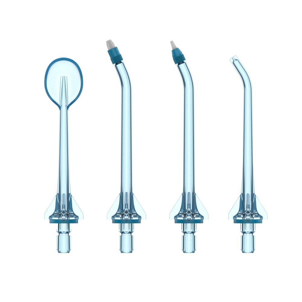 禮盒包裝高檔便攜衝牙器配4種專業噴嘴可拆卸適合不同人羣需求