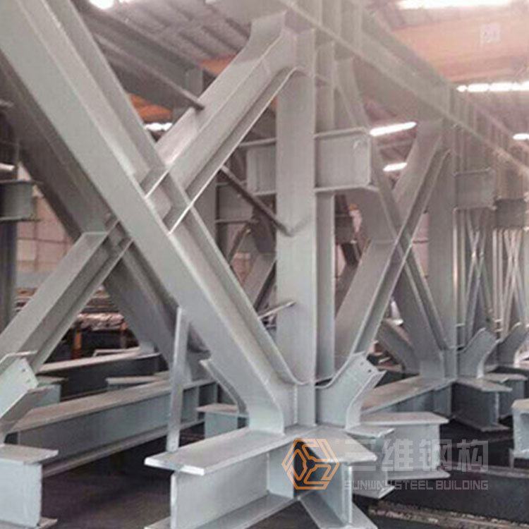 The steel structure of the Shandong tube processing export plant is delivered at reasonable prices quickly