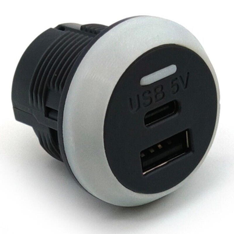 Short-cost USB 5V charge PD+QC3.0 vehicle loader for cross-border new bus house vehicle boats