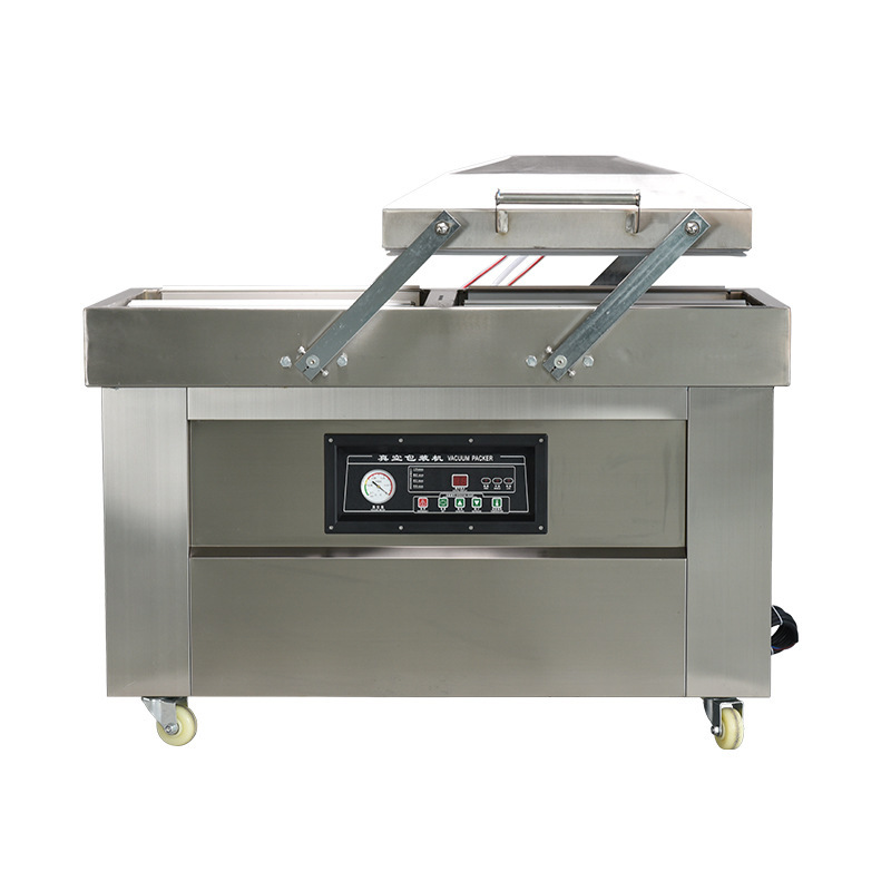 500 double-room pedagogue commercial vacuum packaging machine dry-wet-packed vacuum factory