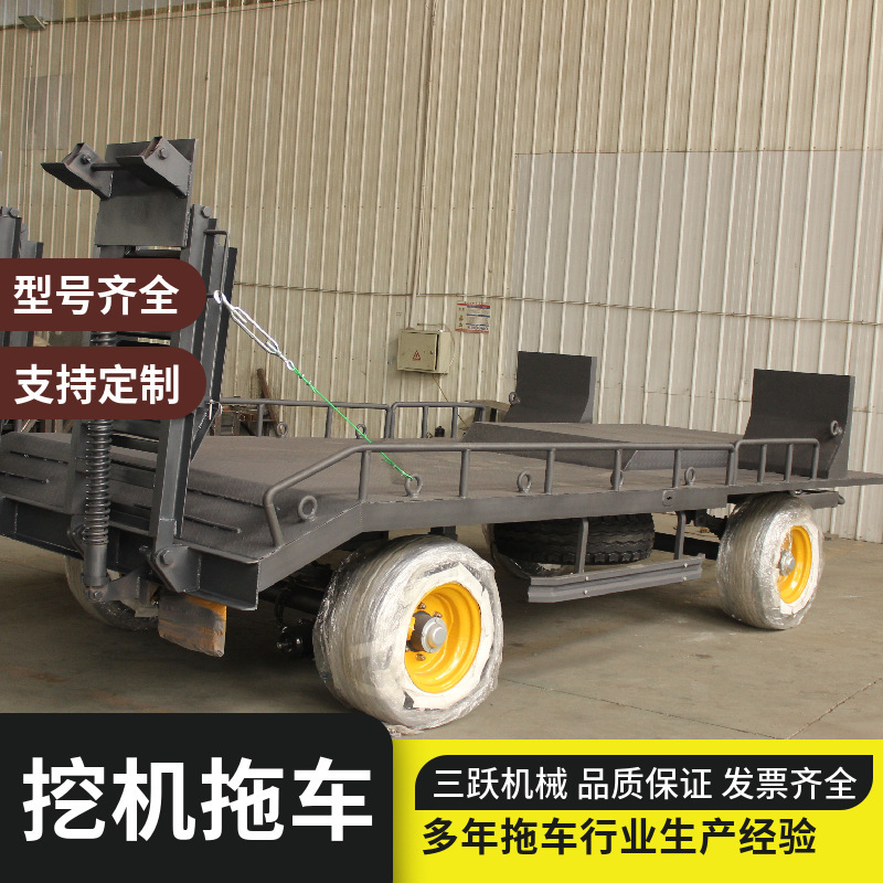 Price of heavy-duty flat-bed-drive trailer Trailer Trailer with ladder tools