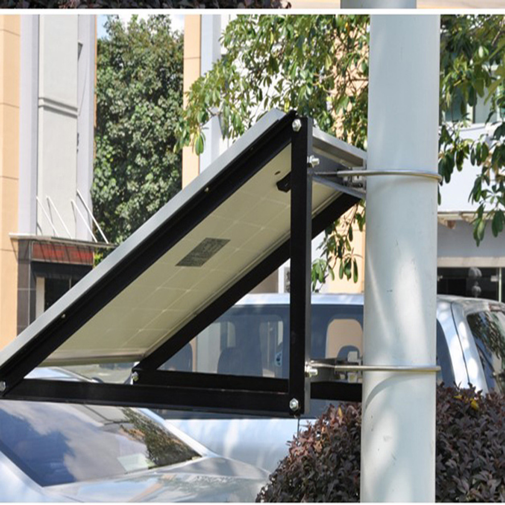 30° 60° Aluminium alloy photovoltaic assembly with a support set of 50° W 100 W solar panels holding poles