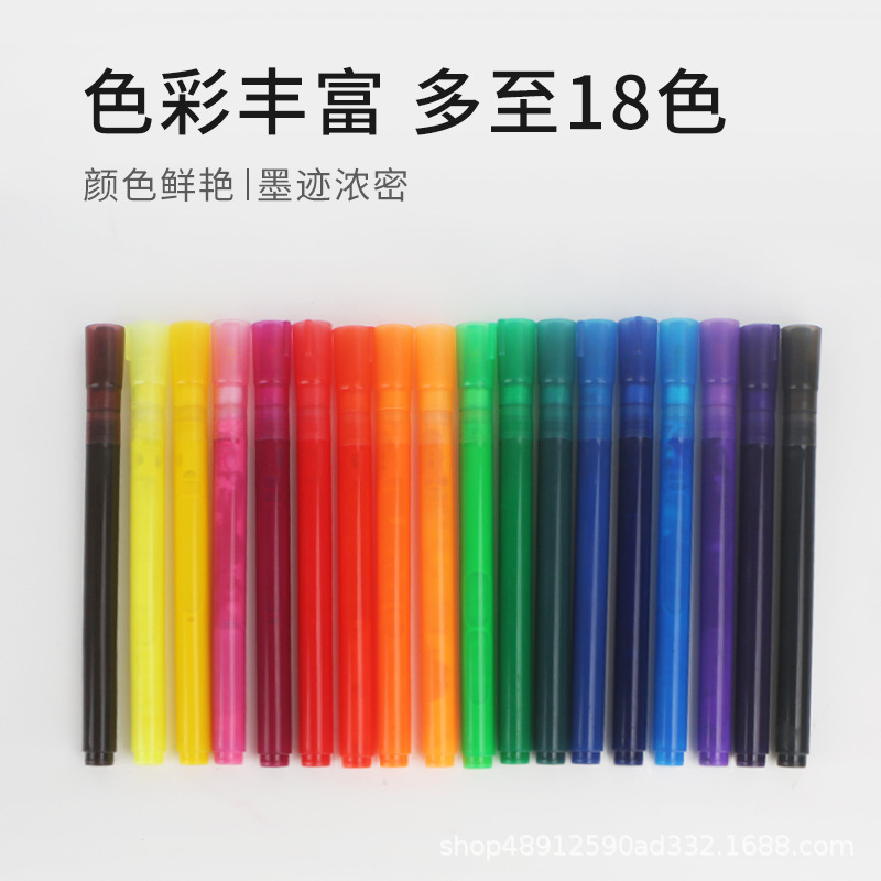 Ji-Boo's little white pens can be grafted with fine colored marks and water-friendly logo.