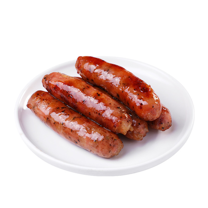 The factory sells fresh, black pepper peppers with 500 g sausages.