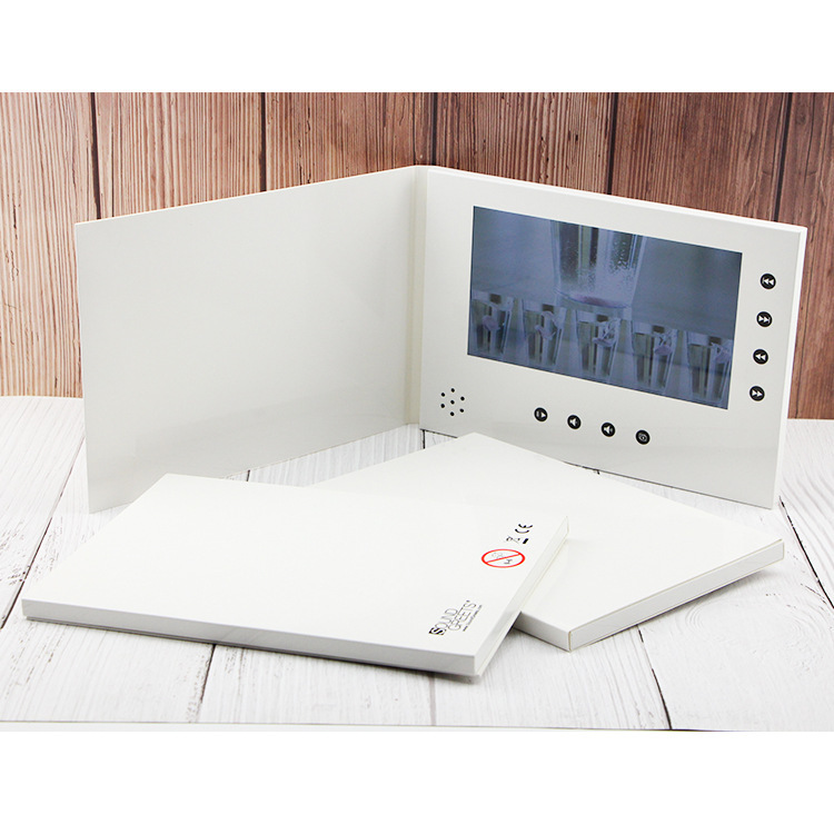 Một trình chơi phim cho sách mỏng màn hình LCD dài 7 inch trong các Card Card Memorial