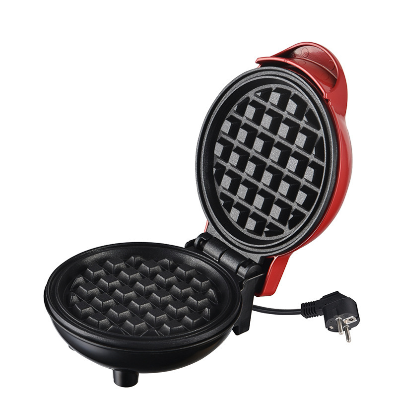 Cross-border mini waffle machine maker waffle home with children's breakfast machine portable tacos