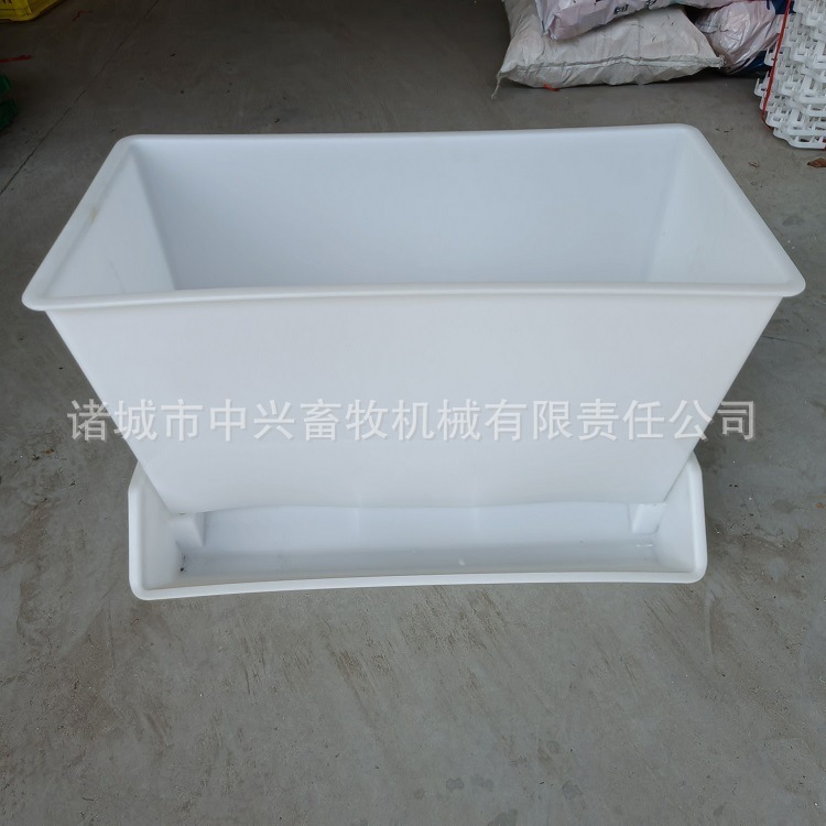 Gangsing Nanchang Anti-Aging White Duck Box Large-volume duck tank Long square plastic duck food tank