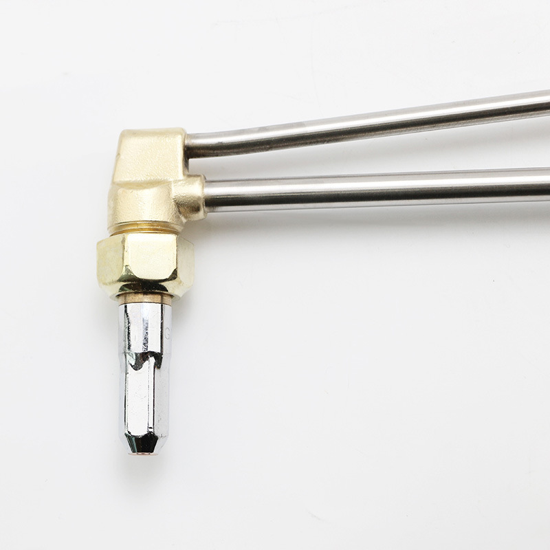 The plant's handout against the torch's hardware, and welding tools are used to fire the torch to cut it.