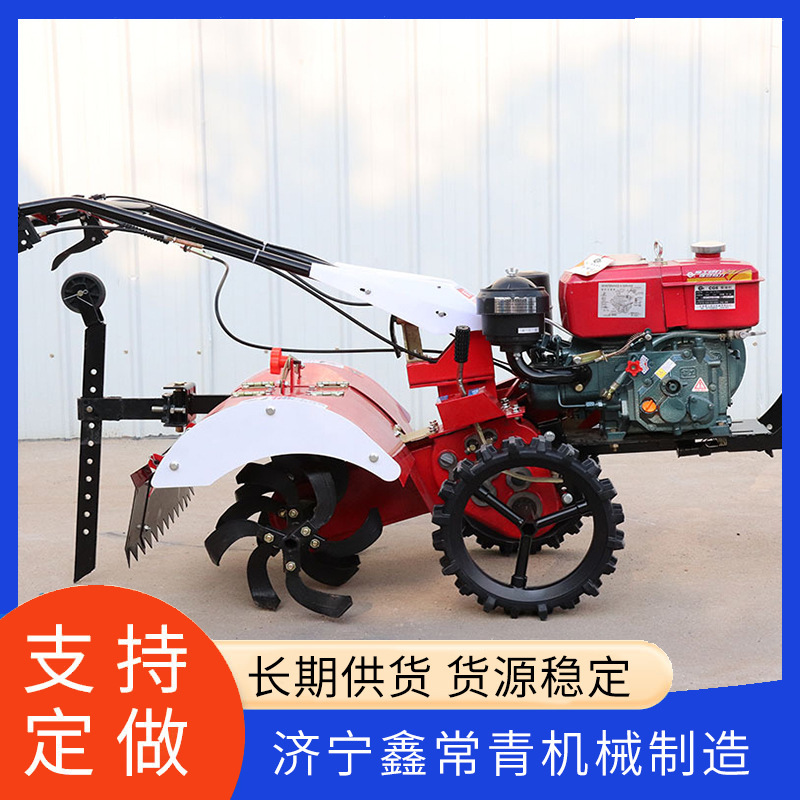 Diesel orchard tiller, field and forestry agricultural machinery, multi-purpose four-pulver micro-planter