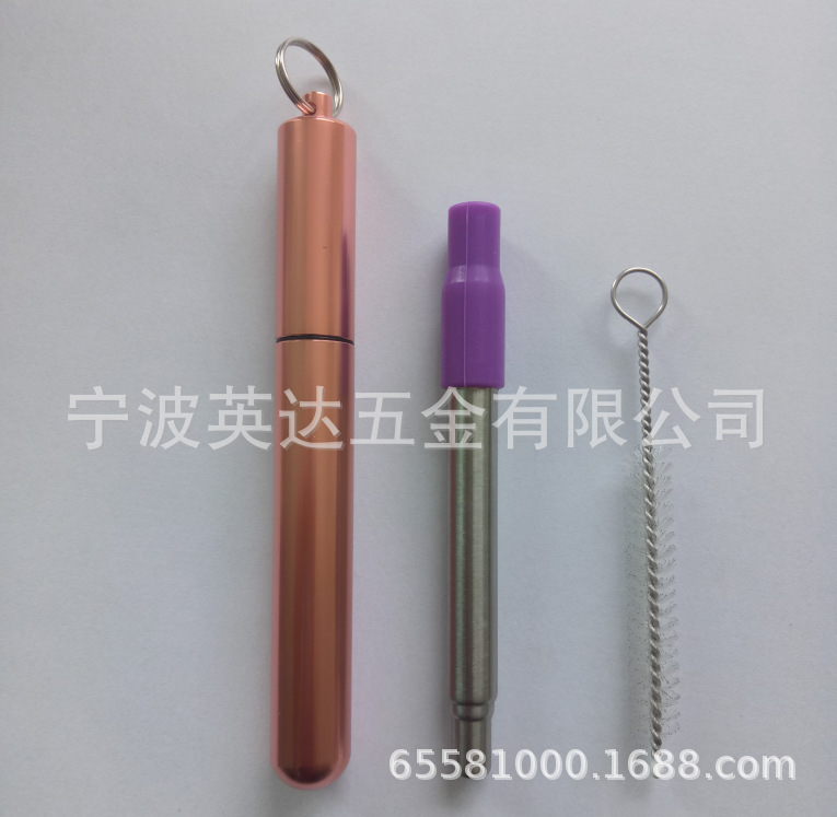 Plant 304 stainless steel piping tube with metal 17 mm round of aluminium alloy.