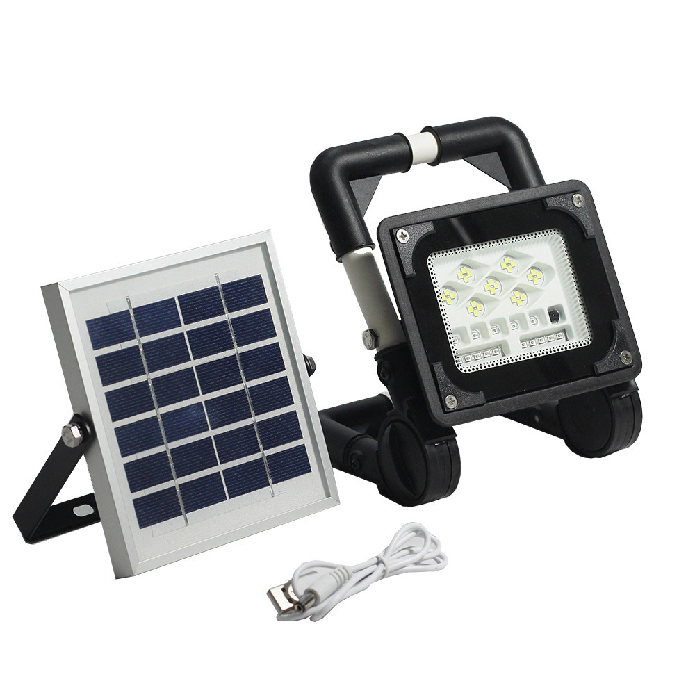 Solar hand-held charged camping lighted out of the mountains