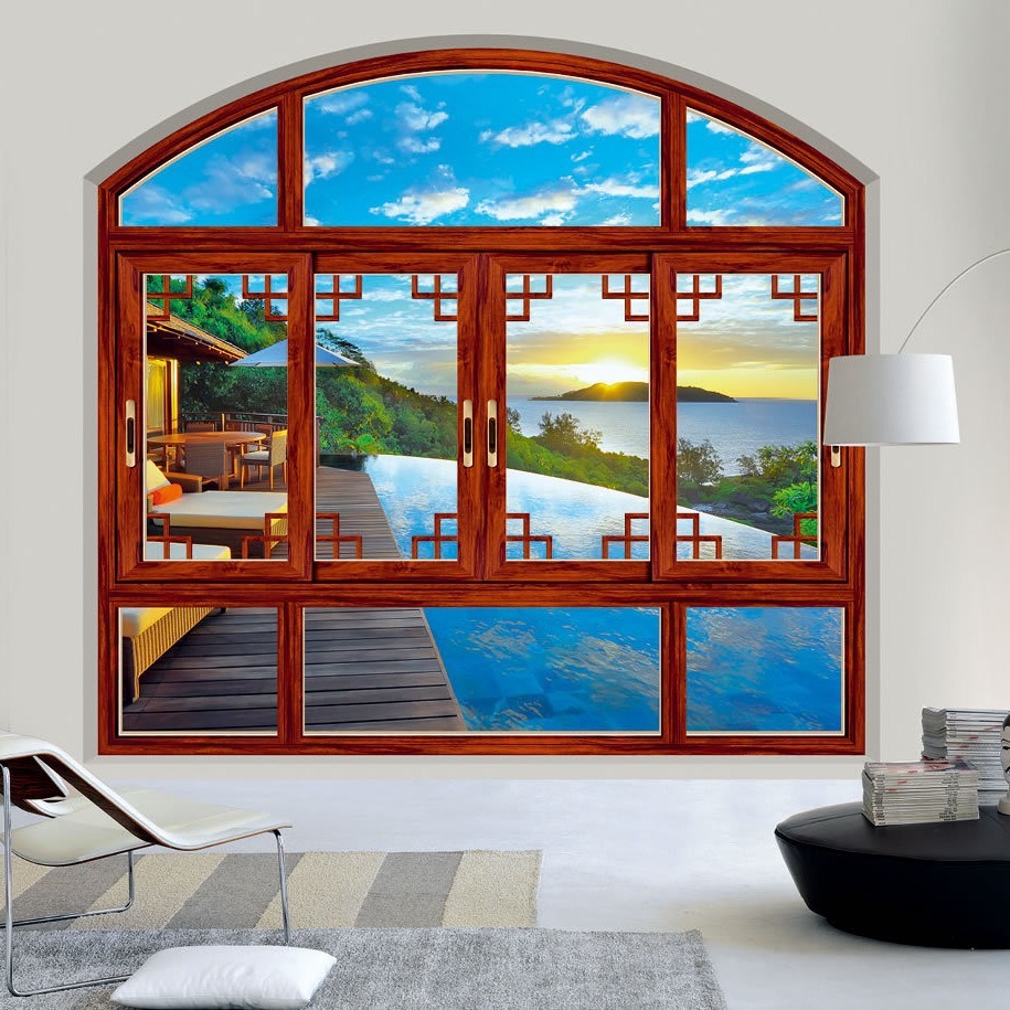 Nhà máy Fuoshan đập vỡ cửa sổ Aluminium và mở cửa sổ.