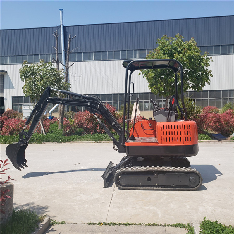 A ton of excavators for drainage ditch orchards, small shed excavators for multifunctional mini-track excavators