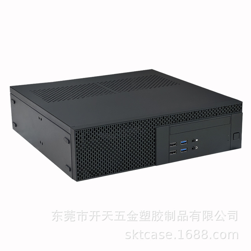 SKTC UX02立卧10L桌面电脑台式机箱支持MATX主板半高显卡小1u电源