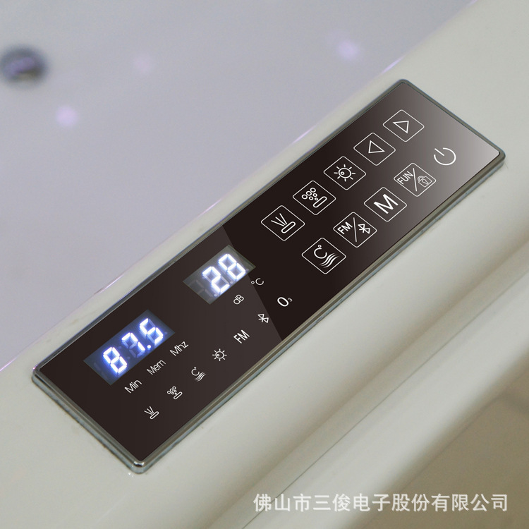 Wholesale Akri double surf tub controller, heating glass control panel.