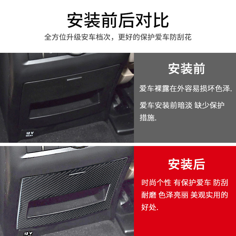 Applied fittings for Mercedes GLE/GLS/ML/GL carbon-fibre rear panel retrofitting