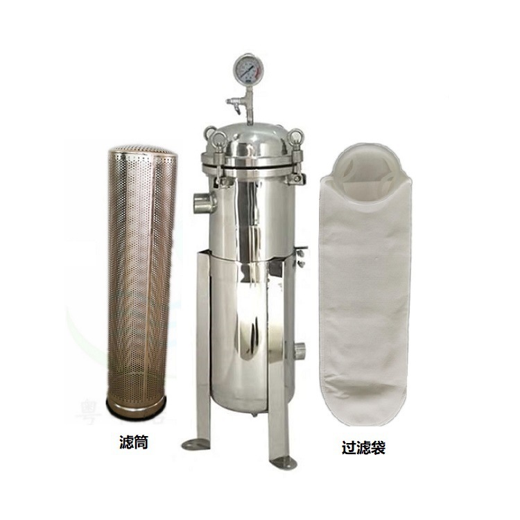 Industrial water treatment precision bag filters.