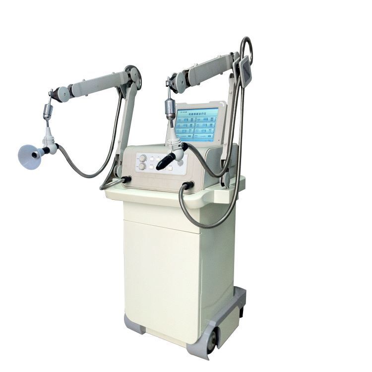 The Chinese computer pain treatment machine quickly treats pain in the neck and leg.