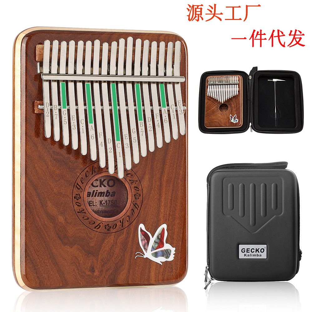 The GECKO gecko has a single-fisted kalimba, 17-symphonic pianist's instrument wholesale.