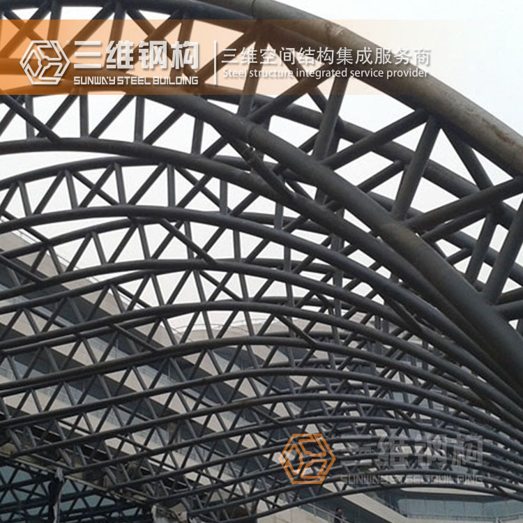 The steel structure of the Shandong tube processing export plant is delivered at reasonable prices quickly