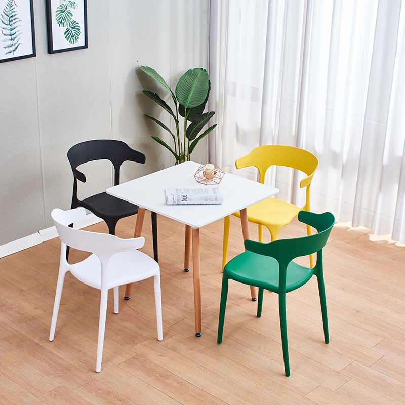 A modern make-up chair and a small computer chair for the rest of the family.