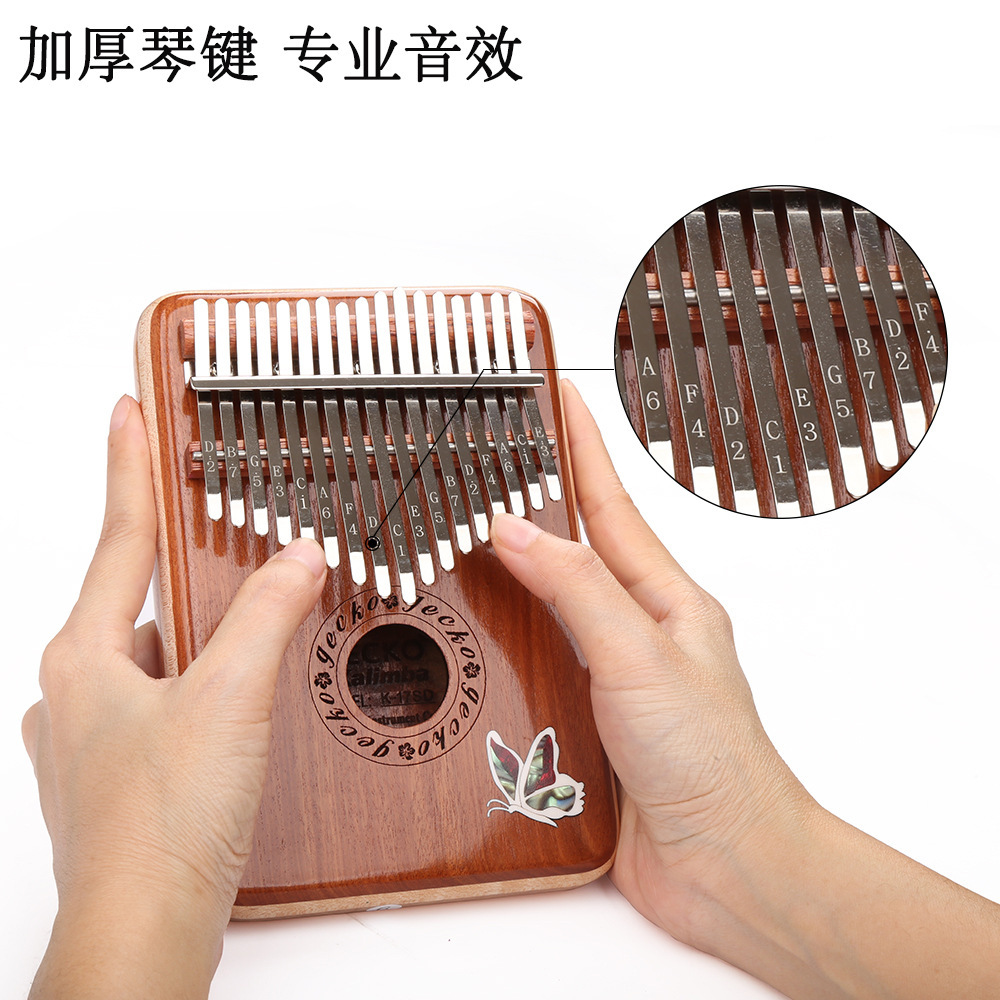 The GECKO gecko has a single-fisted kalimba, 17-symphonic pianist's instrument wholesale.