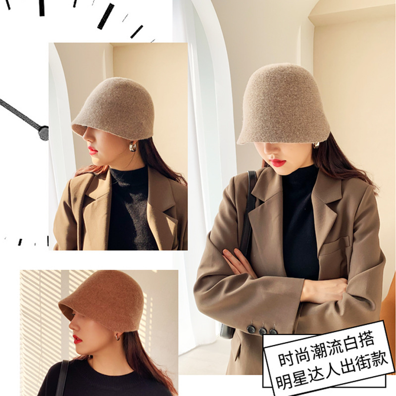 A new wool arc arc hat in autumn and winter.