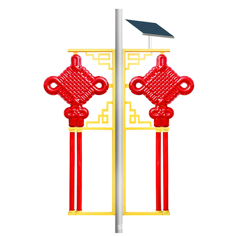 农村电线杆太阳能发光LED中国结户外防水路灯杆太阳能一体化路灯