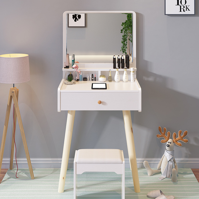 Nordian dresser, simple bedroom, small household dressing table.