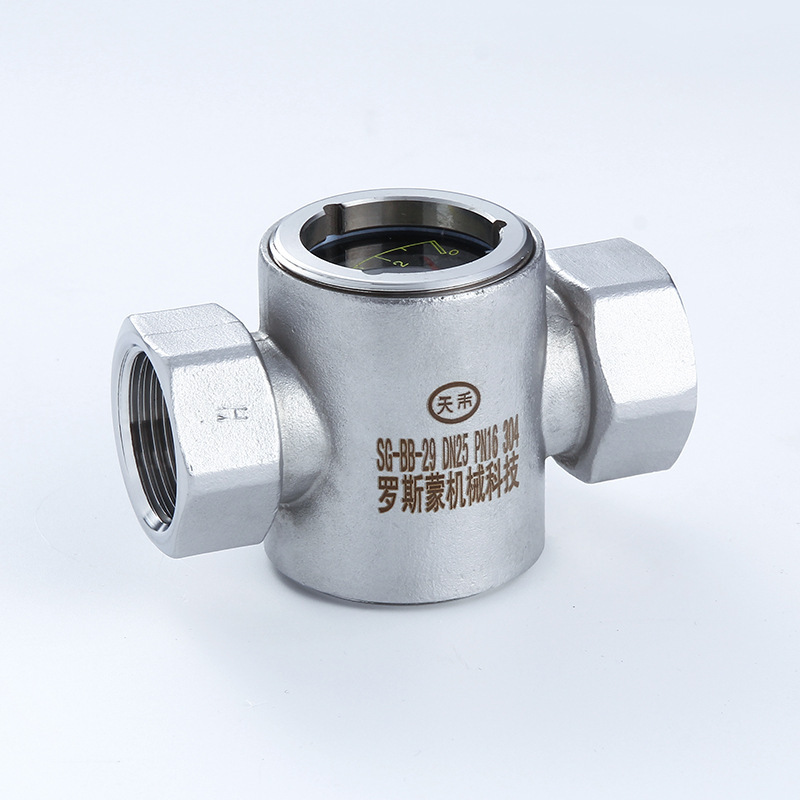 The stainless steel vision mirror, the inside screw straight-through flow observer, the oil flow lens, the water flow indicator, DN.