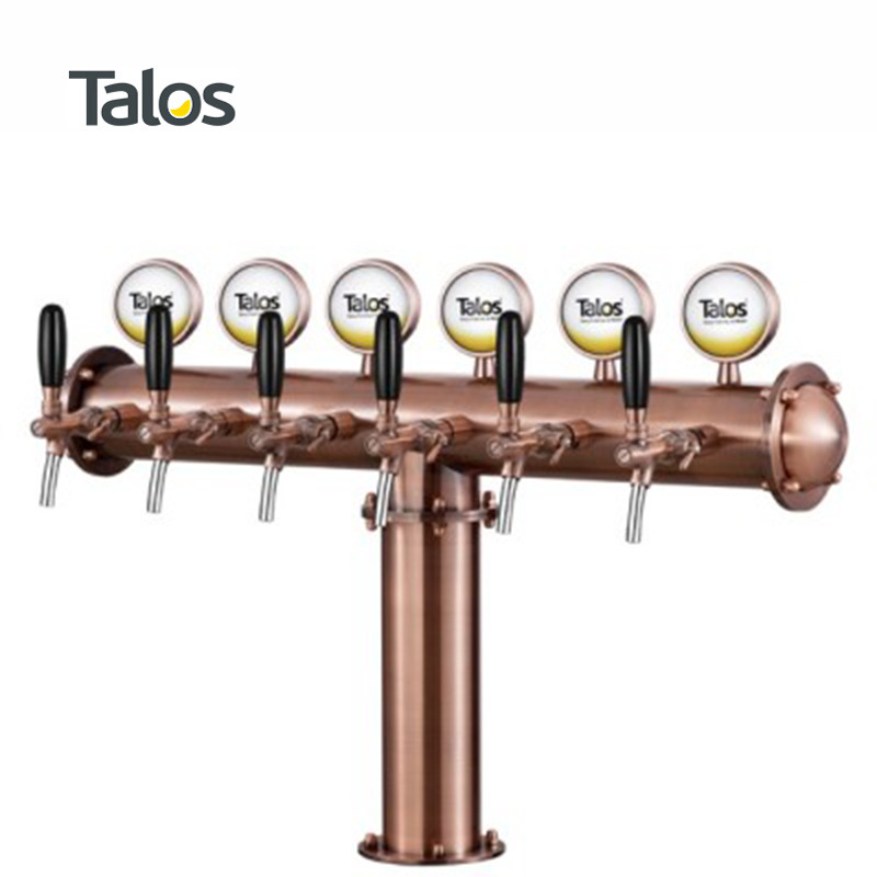 Talowaros T, คอลัมน์เบียร์ T, คอลัมน์ไวน์ทองแดงหกโคน (กับ LED)