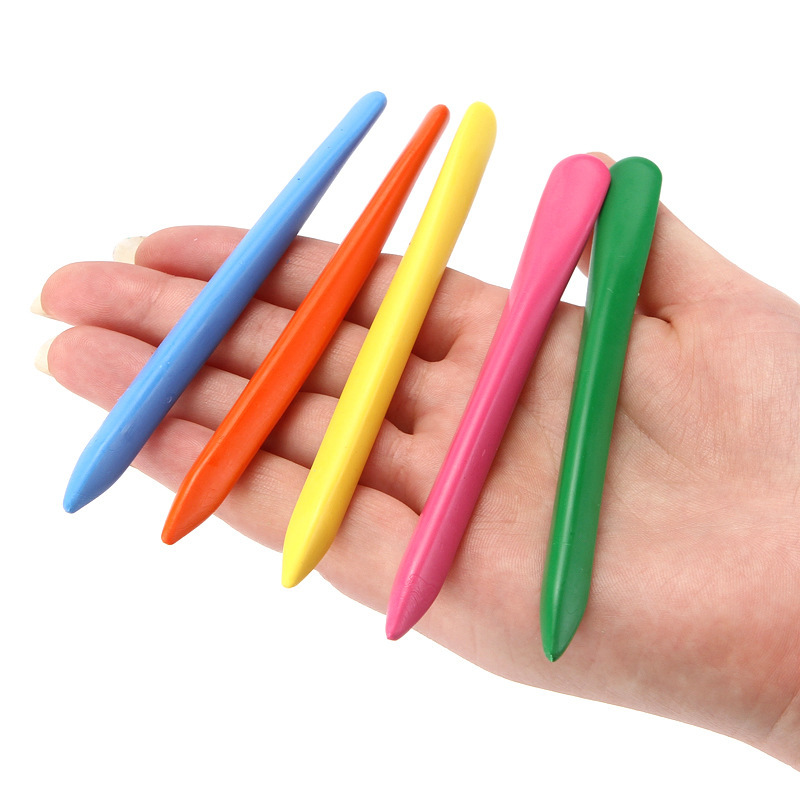 Children's trig plastic crayons 6/12/18/24/36 baby hair without dirty hand-coloured graffiti paint rods