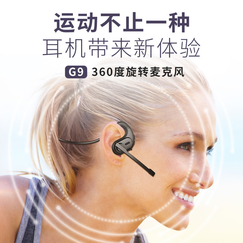 藍牙話務耳機商務耳機360°旋轉咪杆耳機可拆卸咪杆話務耳機ENC
