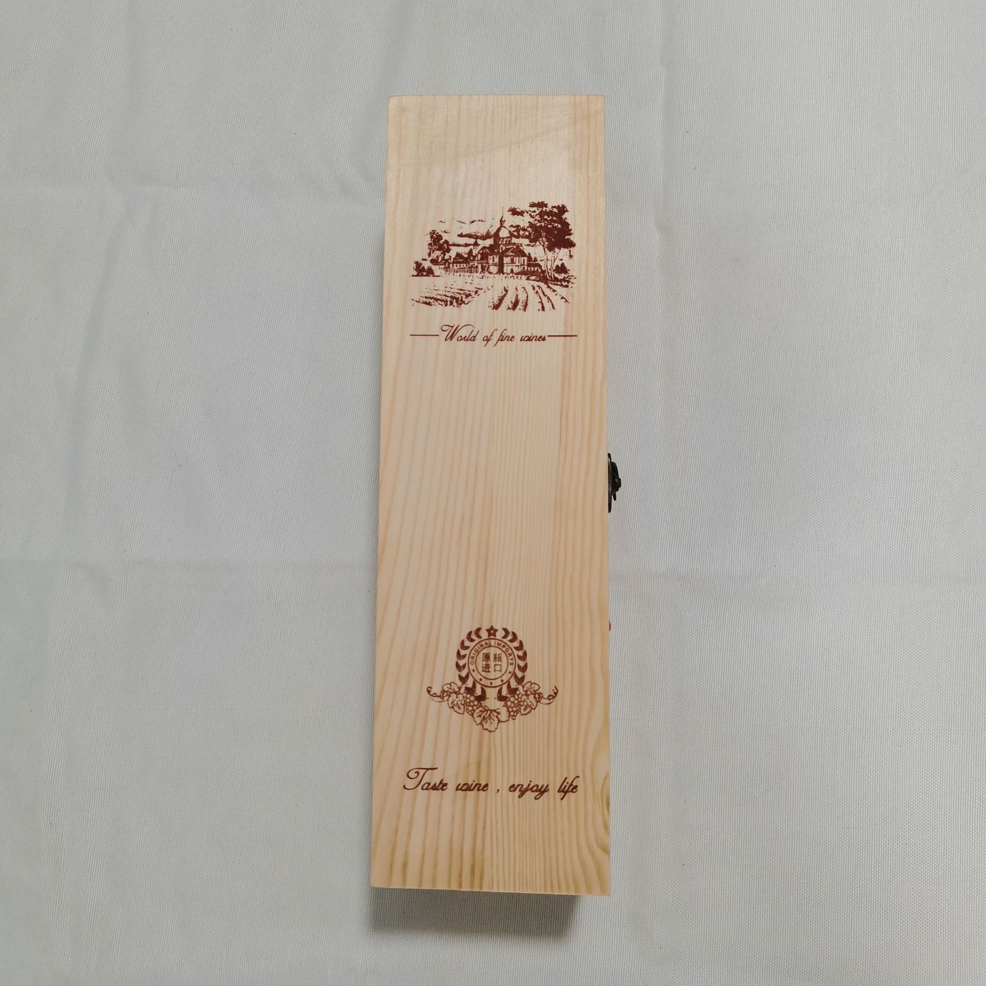 Supply, wine box, wine box, wood spill box, high-end wine box, stork, single bottled wine box, one bottle.