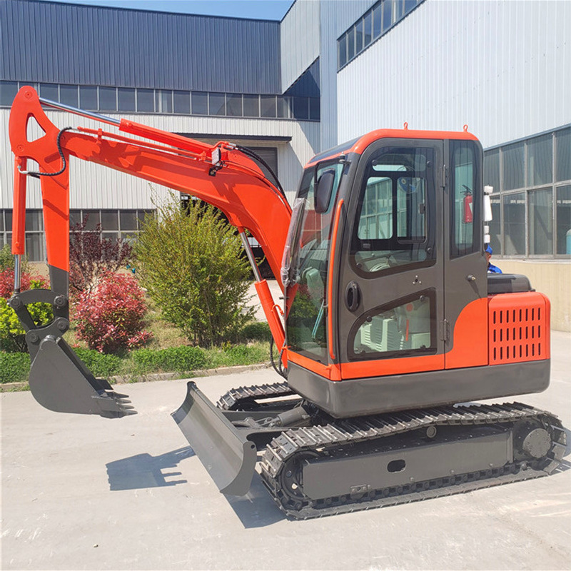 A ton of excavators for drainage ditch orchards, small shed excavators for multifunctional mini-track excavators