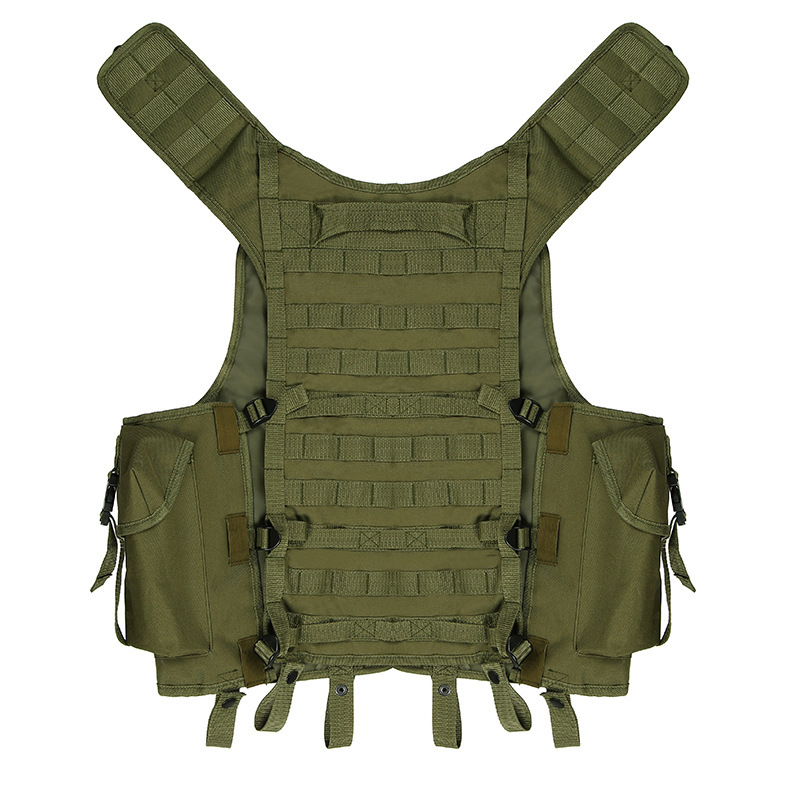 Realcs suit tactical vest vest, field defense, multi-purpose combat equipment training on duty.