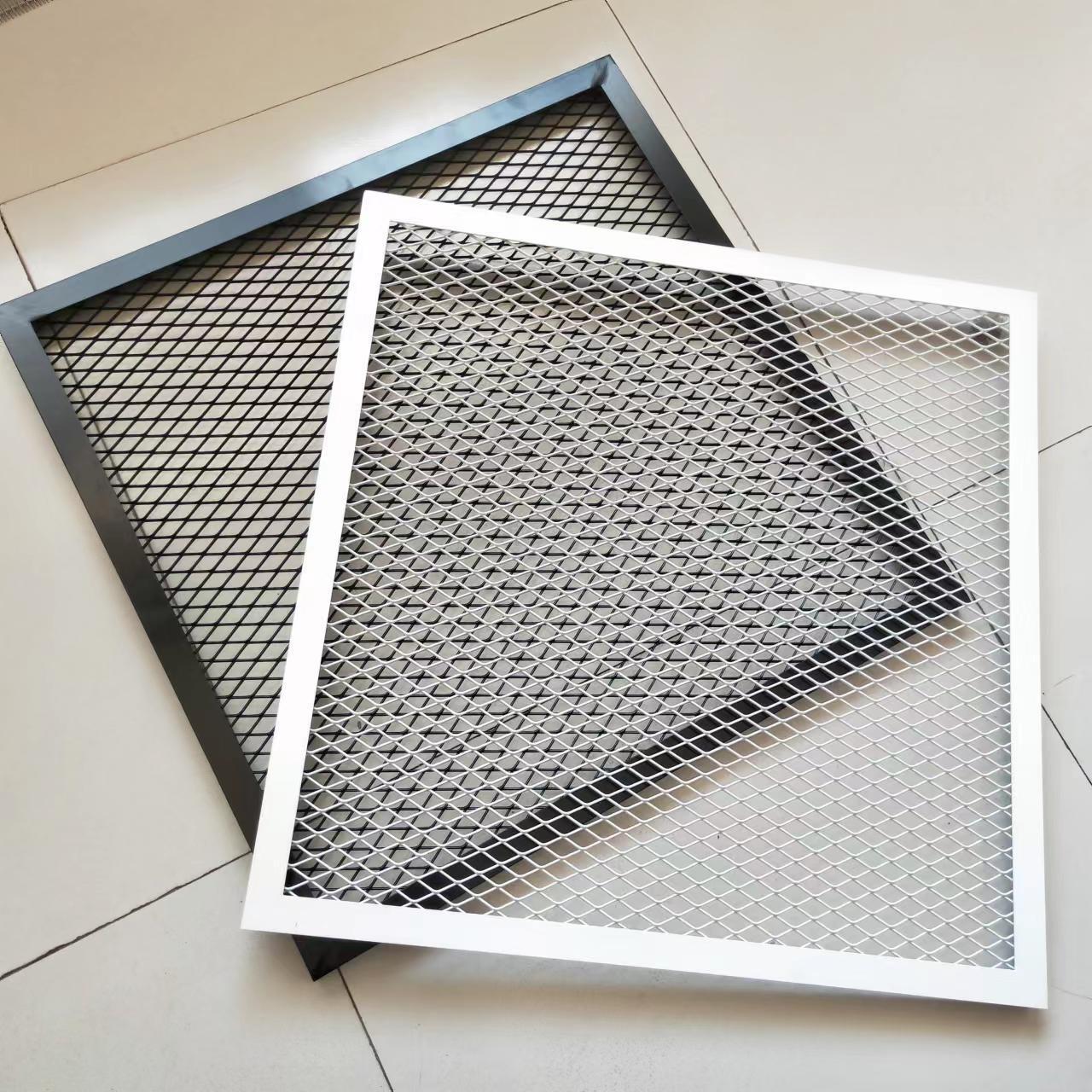 Aluminum stretcher for curtain walls 4S showroom exterior wall decorating a 40*80mm gray frame aluminium lattting network